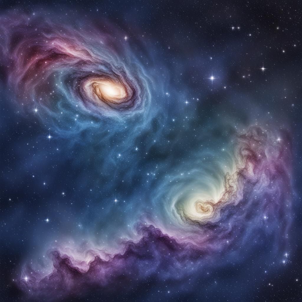 Vapor Nimbus Galaxy: Cosmic Cloudscape