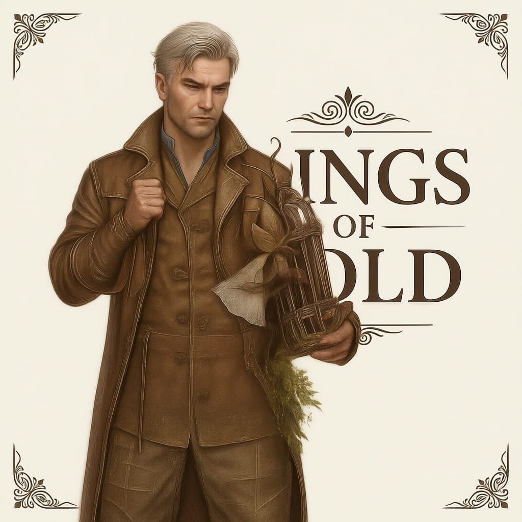 Wings of Gold Book Cover Featuring Hunter