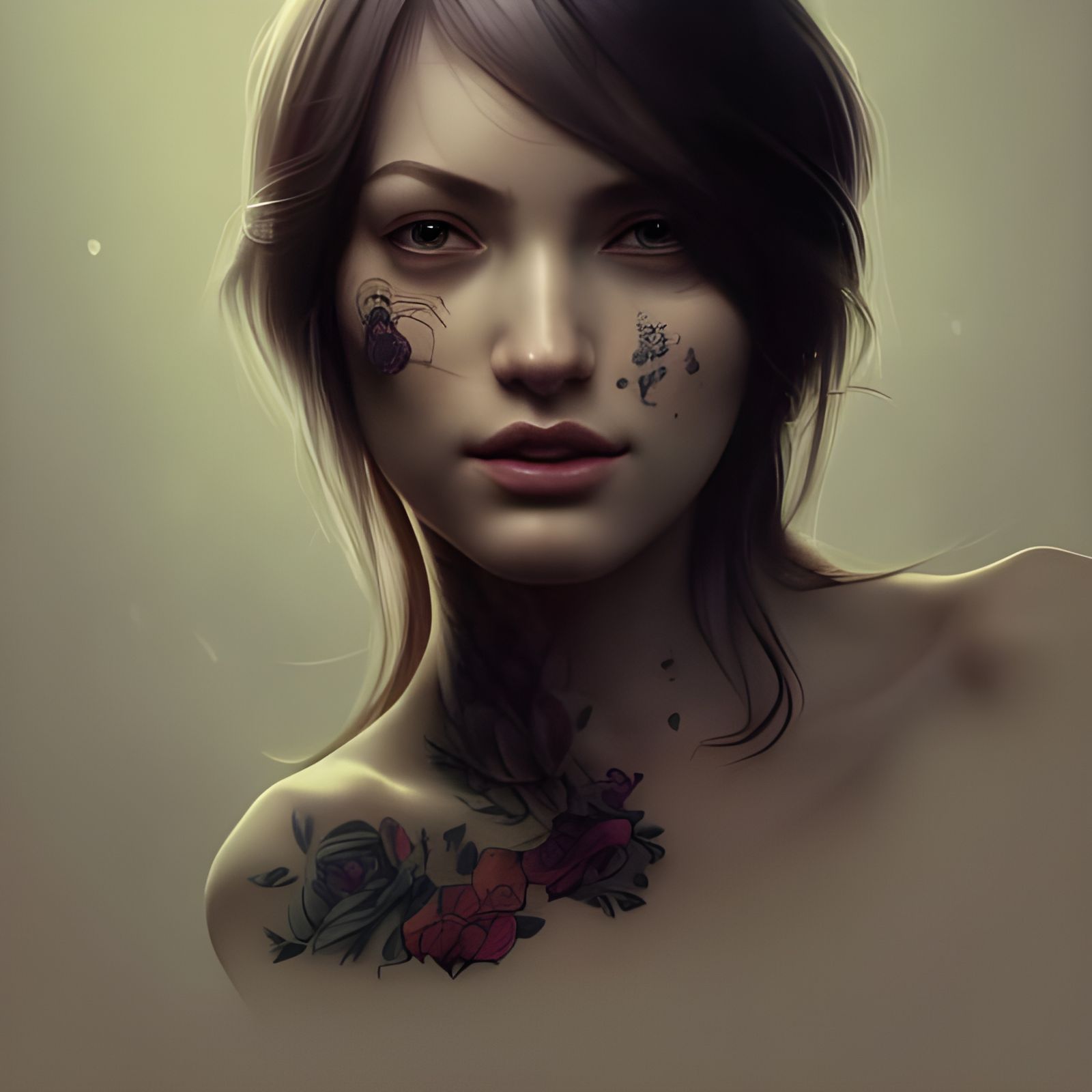 Girl with Tattoos