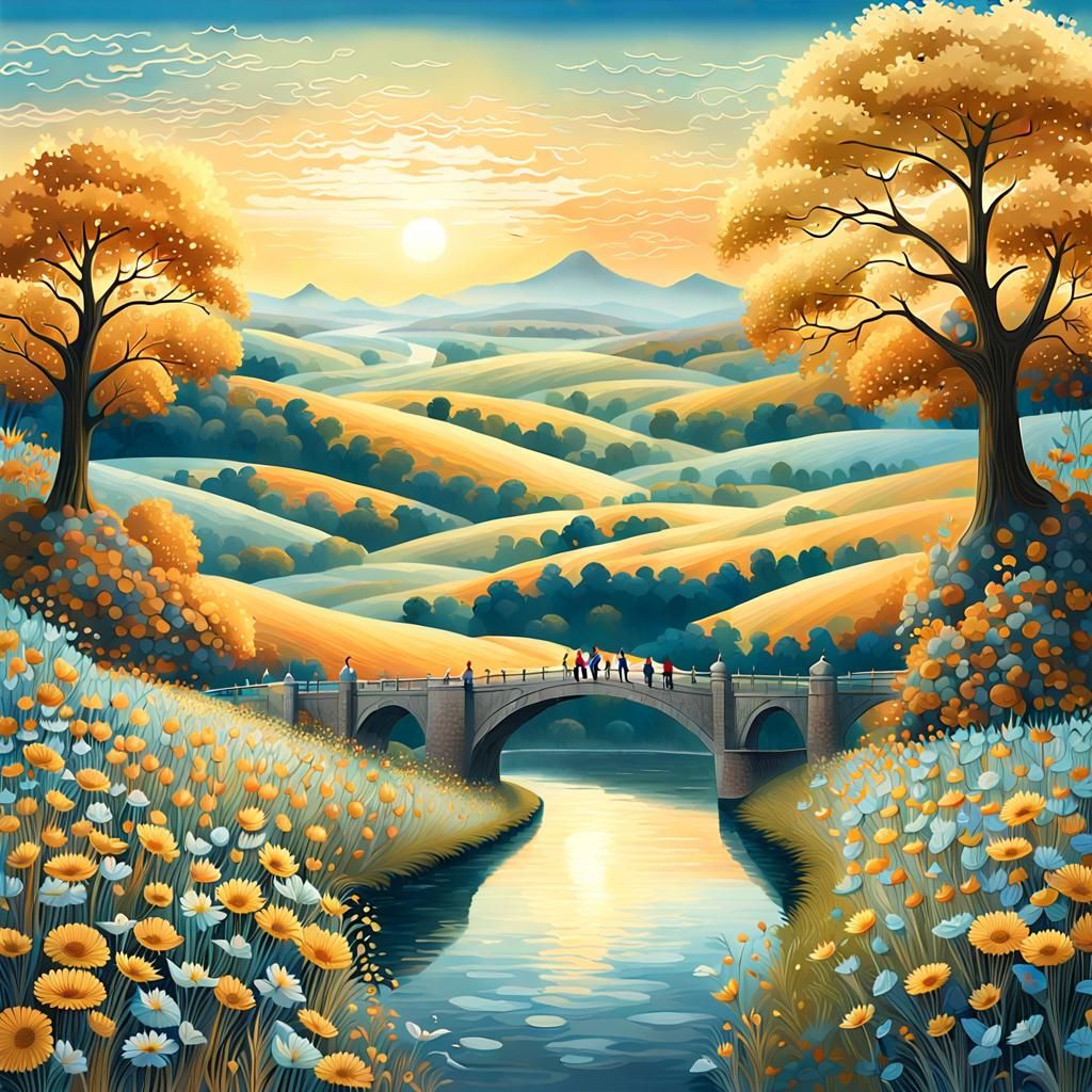 COUNTRY SIDE AUTUMN 🍂 CHALK ART