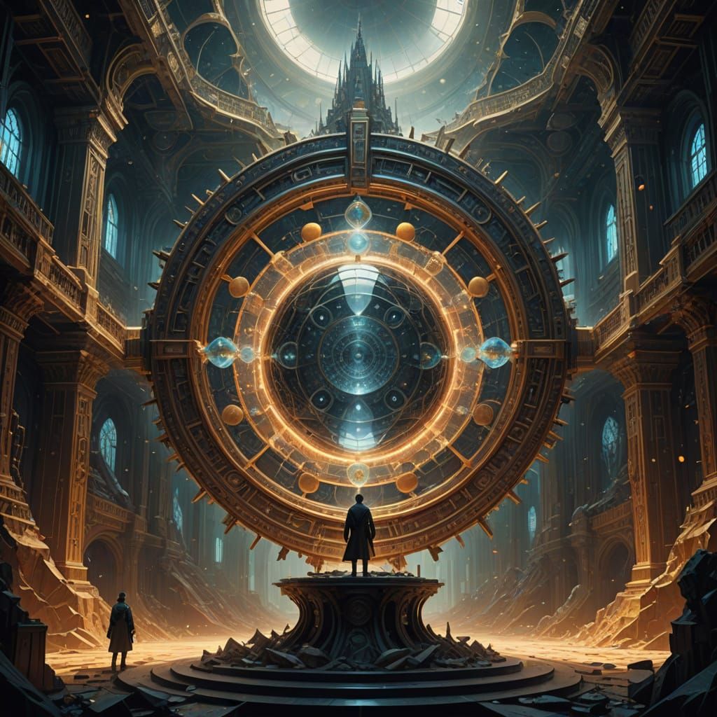 Monumental Crystal of Knowledge in Infinite Layers