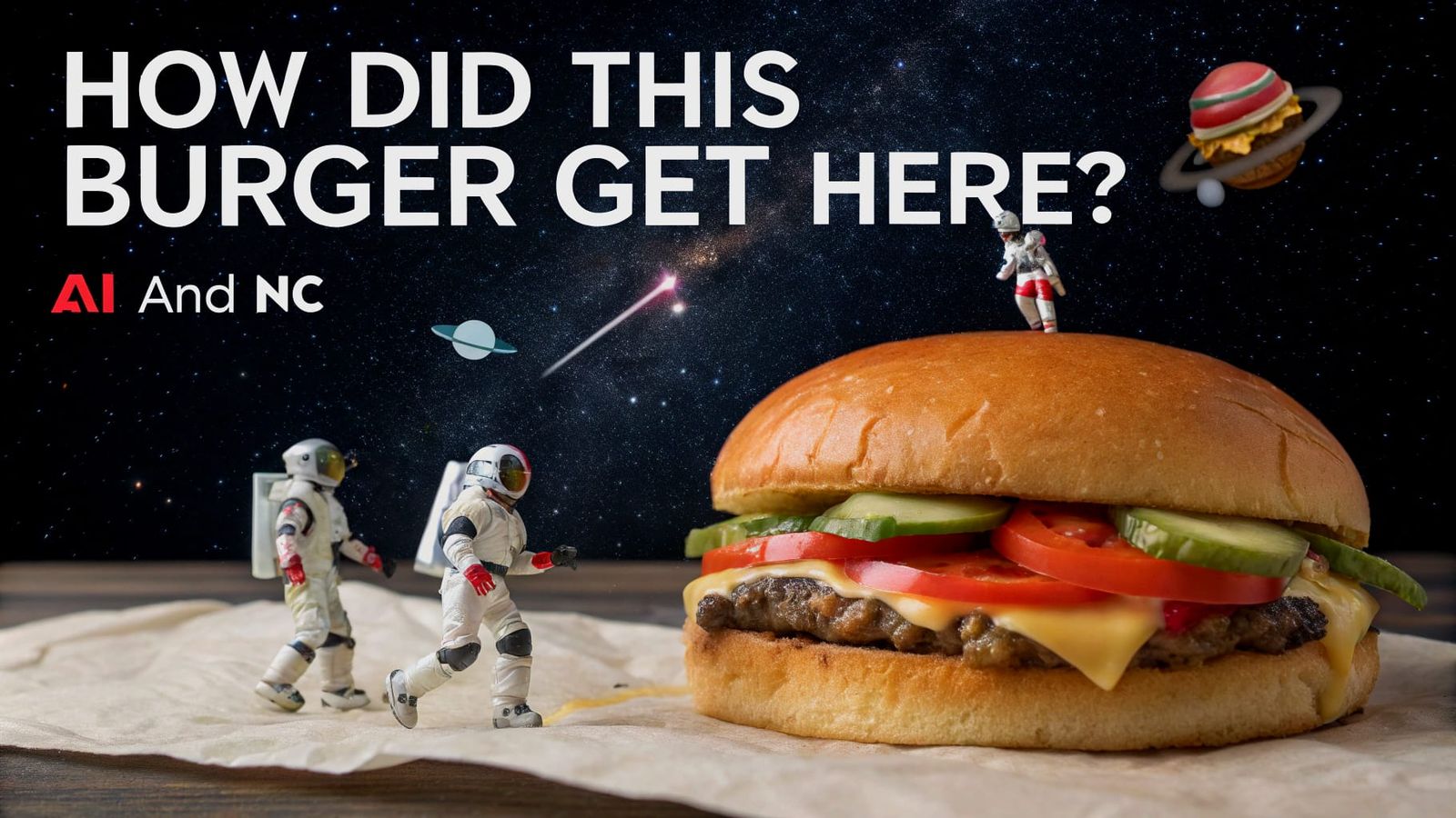 Cosmic Burger Adventure with Micro Astronauts