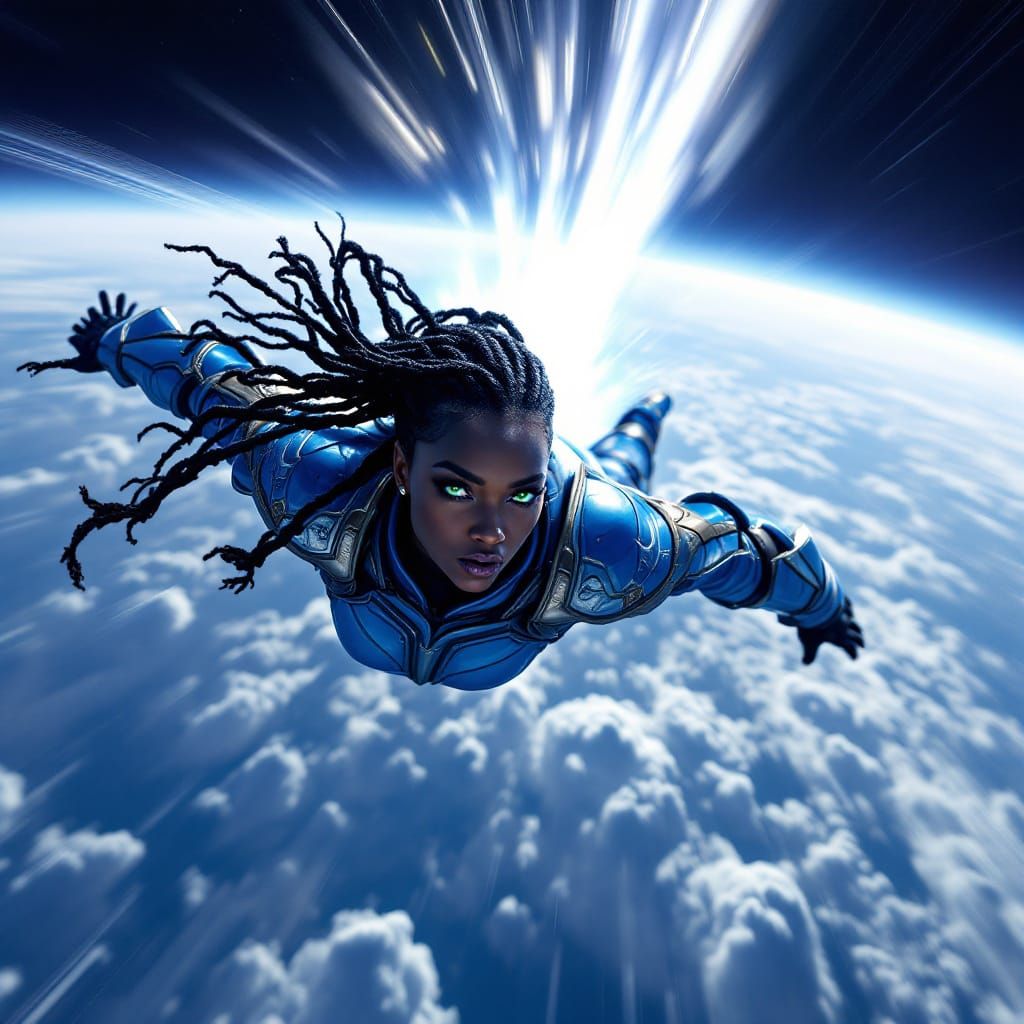 Woman Breaks Sound Barrier in Upper Atmosphere