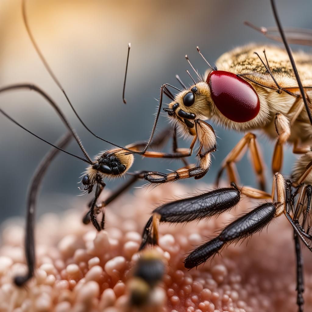 Insect Surrealism: Macro Masterpiece in Cinematic Style