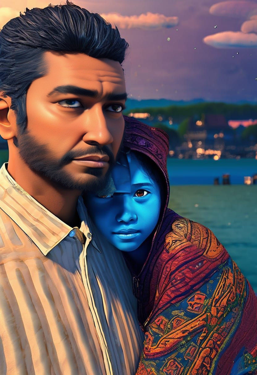 Mystical Warrior-Priestess in Ethereal Realm