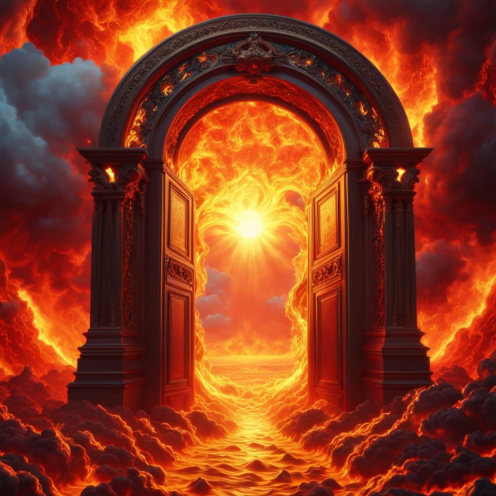 Surreal Portal: Hell Opens to Heaven