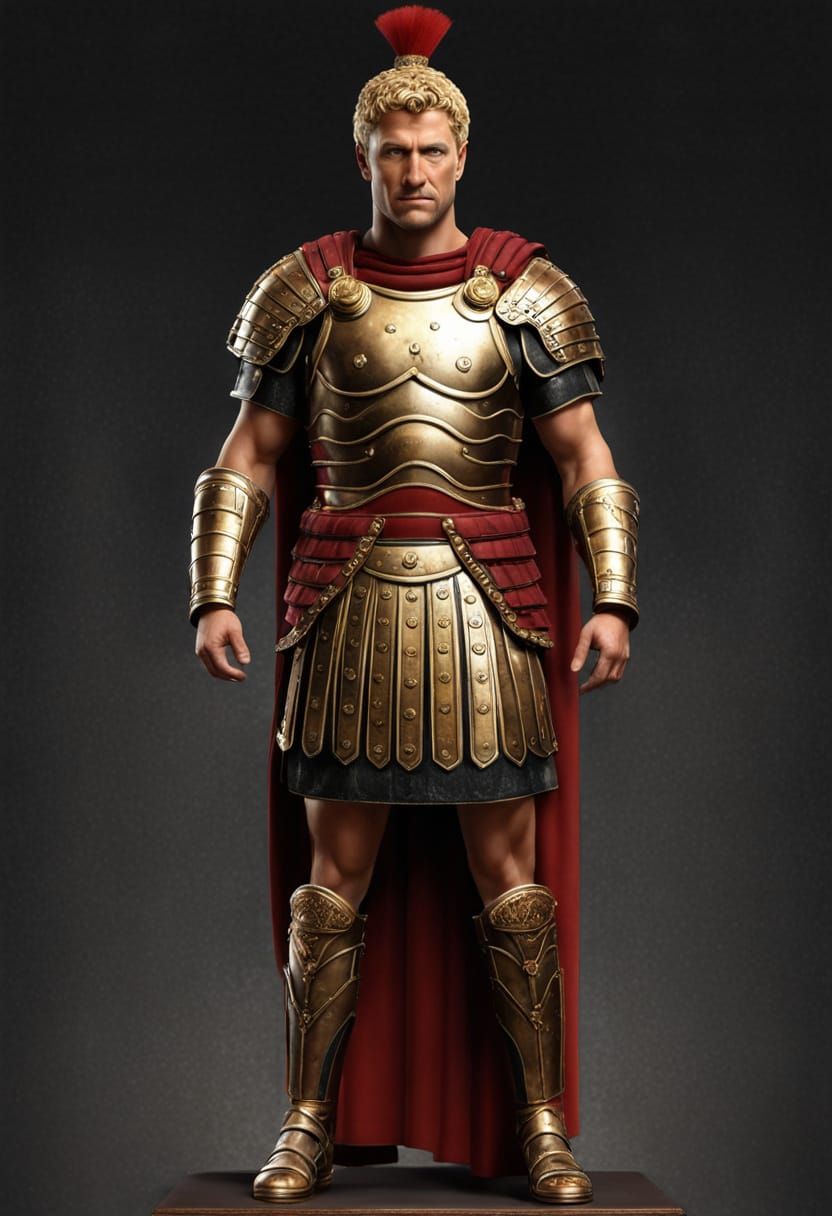 Roman Gladiator "The Bloodhound" in Colosseum