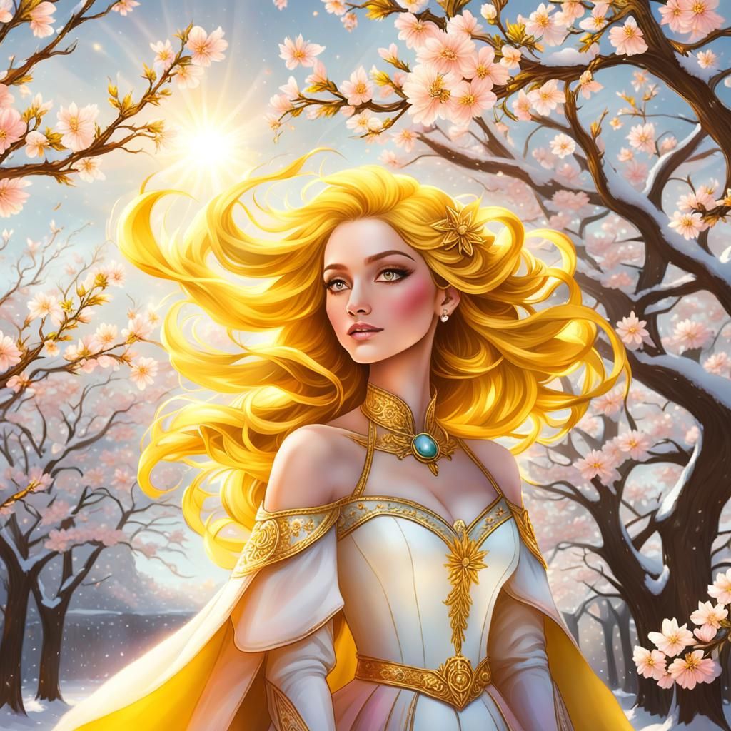 Colorful Abstract Portrait Celebrating a Woman's Qualities