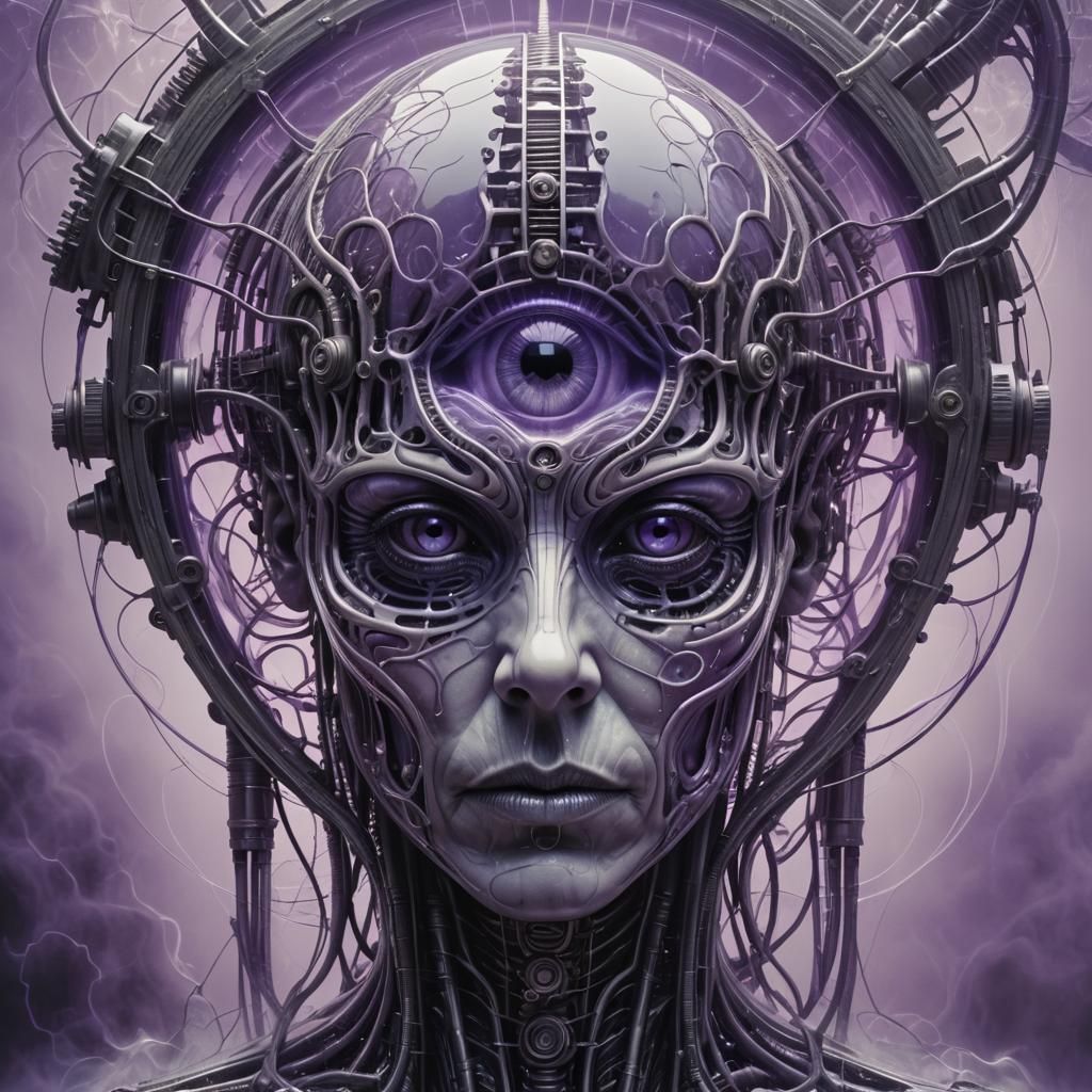 Biomechanical Surrealism: Eye and Brain in Glass