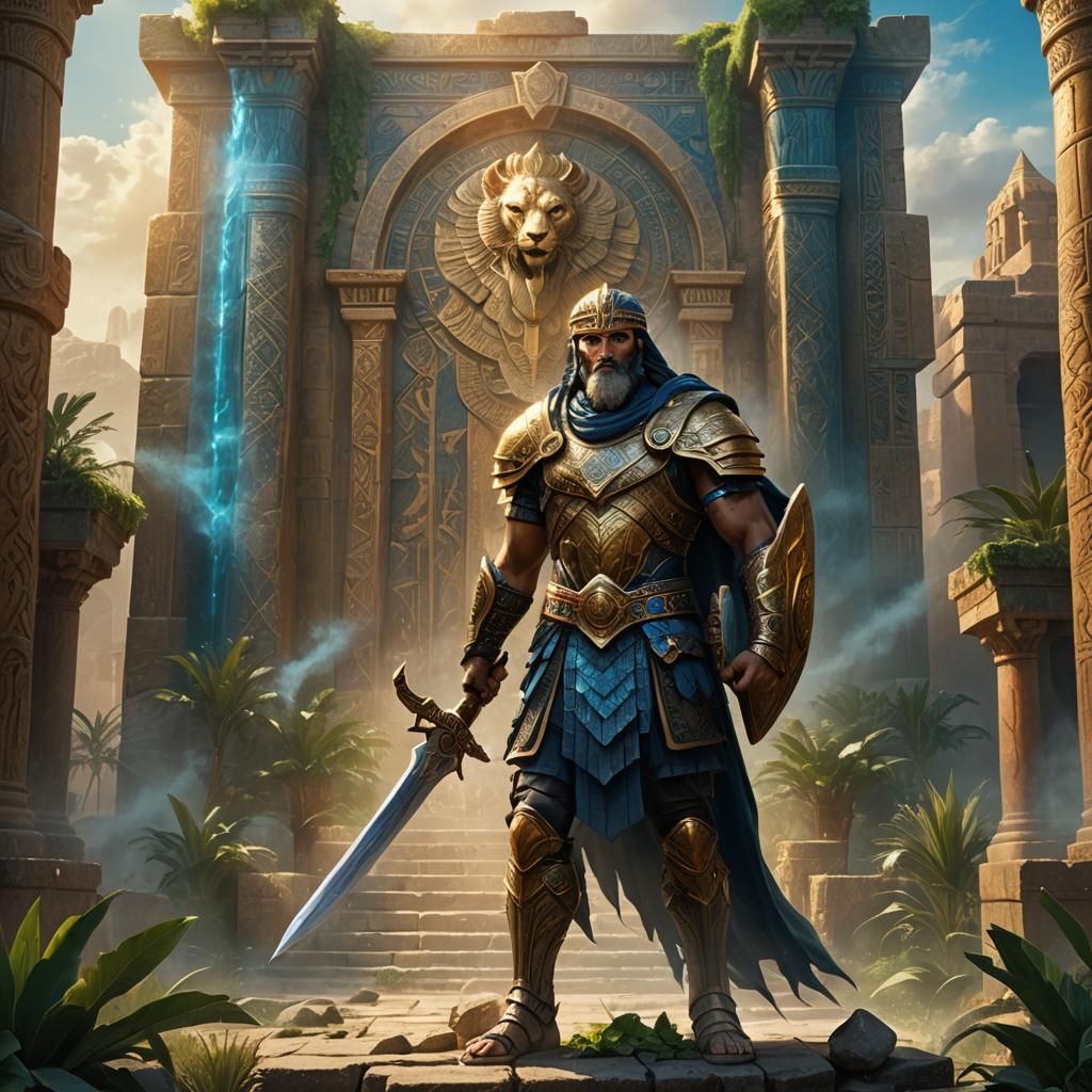 Heroic Gilgamesh in Mystical Mesopotamia