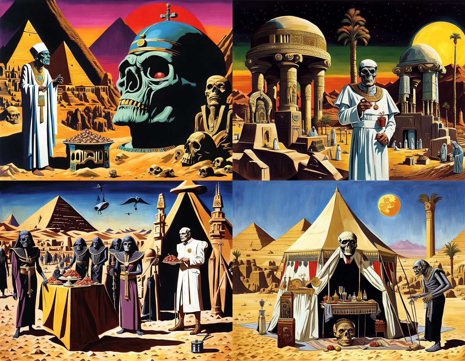Dr. Phibes' Bizarre Egyptian Campsite