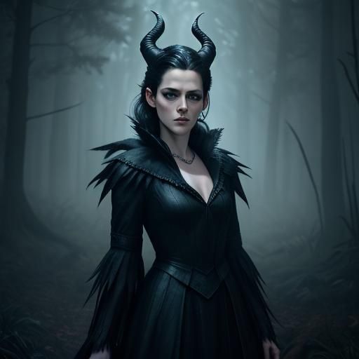 Kristen Stewart as Maleficent: Cinematic Film Still
