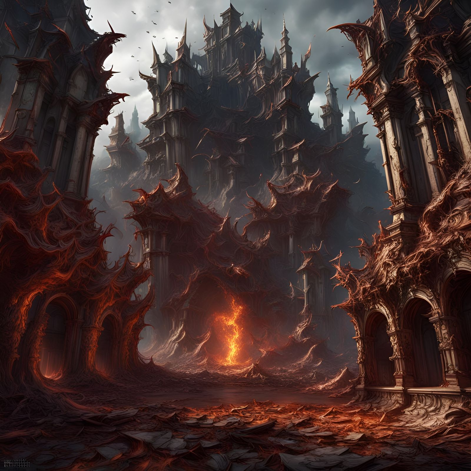 Chaotic Power in Detailed Matte Painting