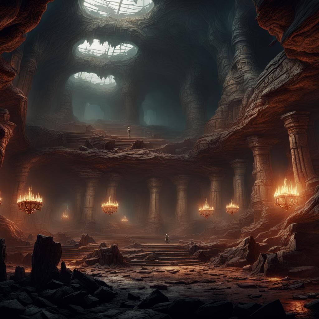 underground fighting pit