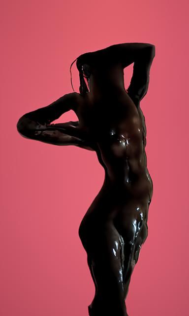 Classical Nude Female Figure in Water