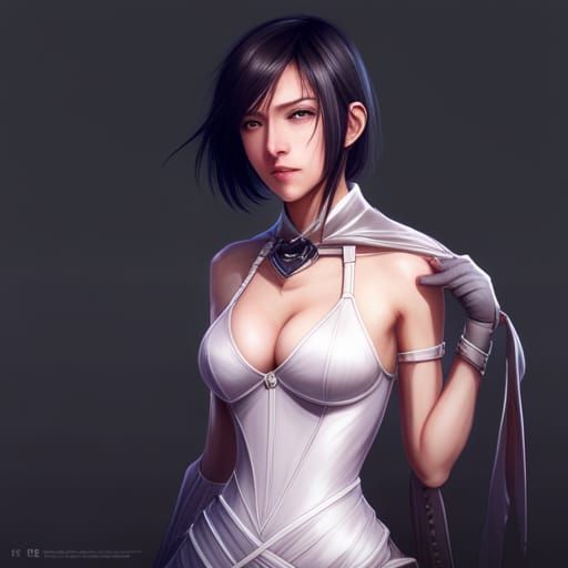 Rukia Portrait in Artgerm and WLOP Style
