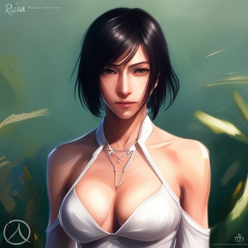 Rukia Portrait: Hyperdetailed Artstation Concept