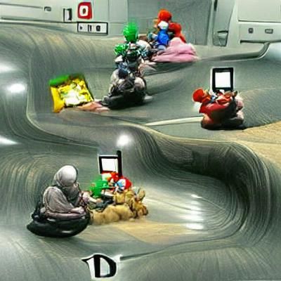Mario Kart DS Racing Scene
