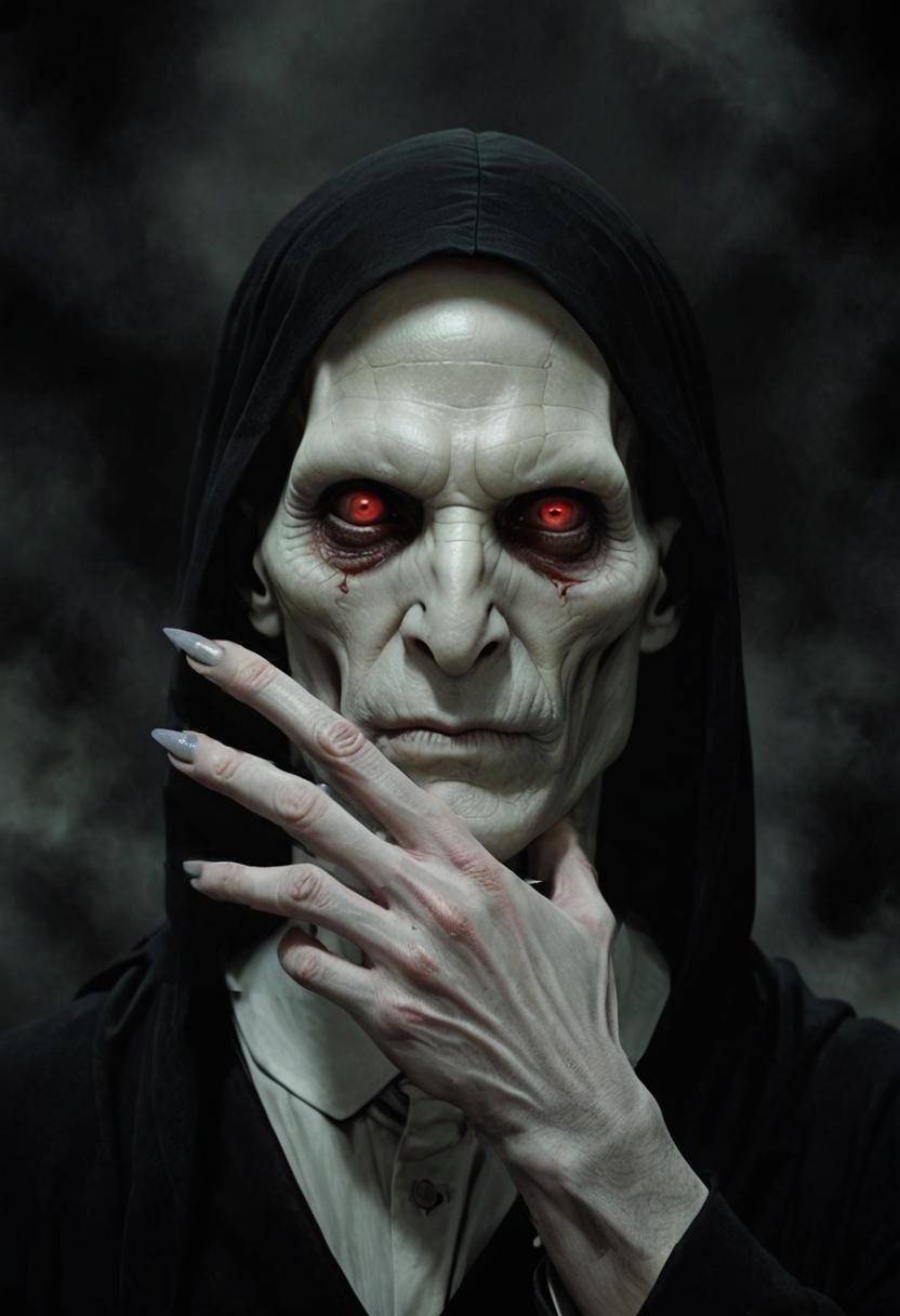 Voldemort's Striking Pale and Snake-Like Appearance