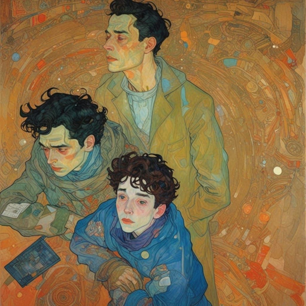 Existential Hope in Egon Schiele Style