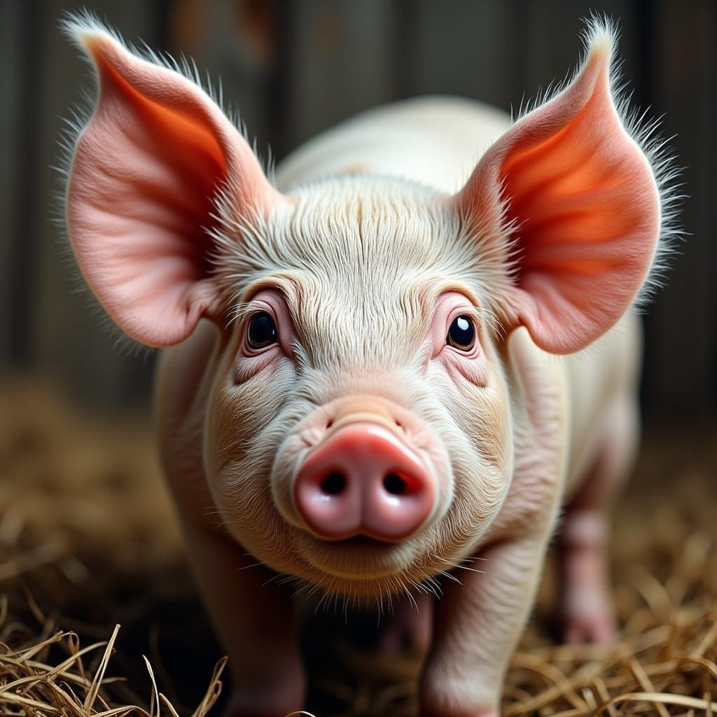 Pig on the Farm, AI Enhanced