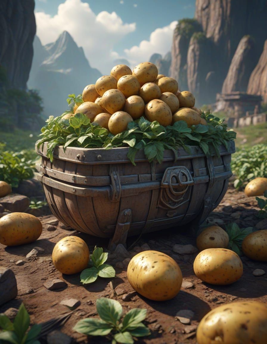International Day of the Potato: Fantasy Concept Art