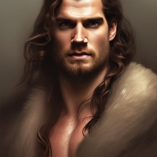 Viking Warrior Portrait in Hyperdetailed Digital Art