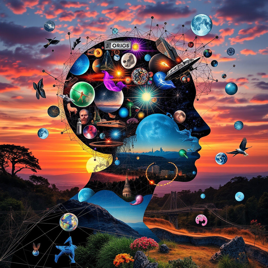 Infinite Consciousness: A Digital Bio-Art Collage