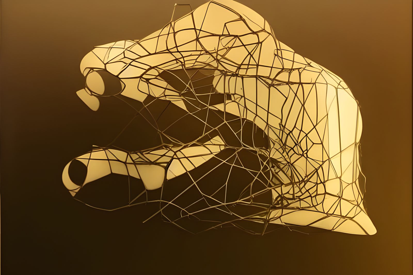 Eldritch Landscape with Laser-Cut Filigree in 8K