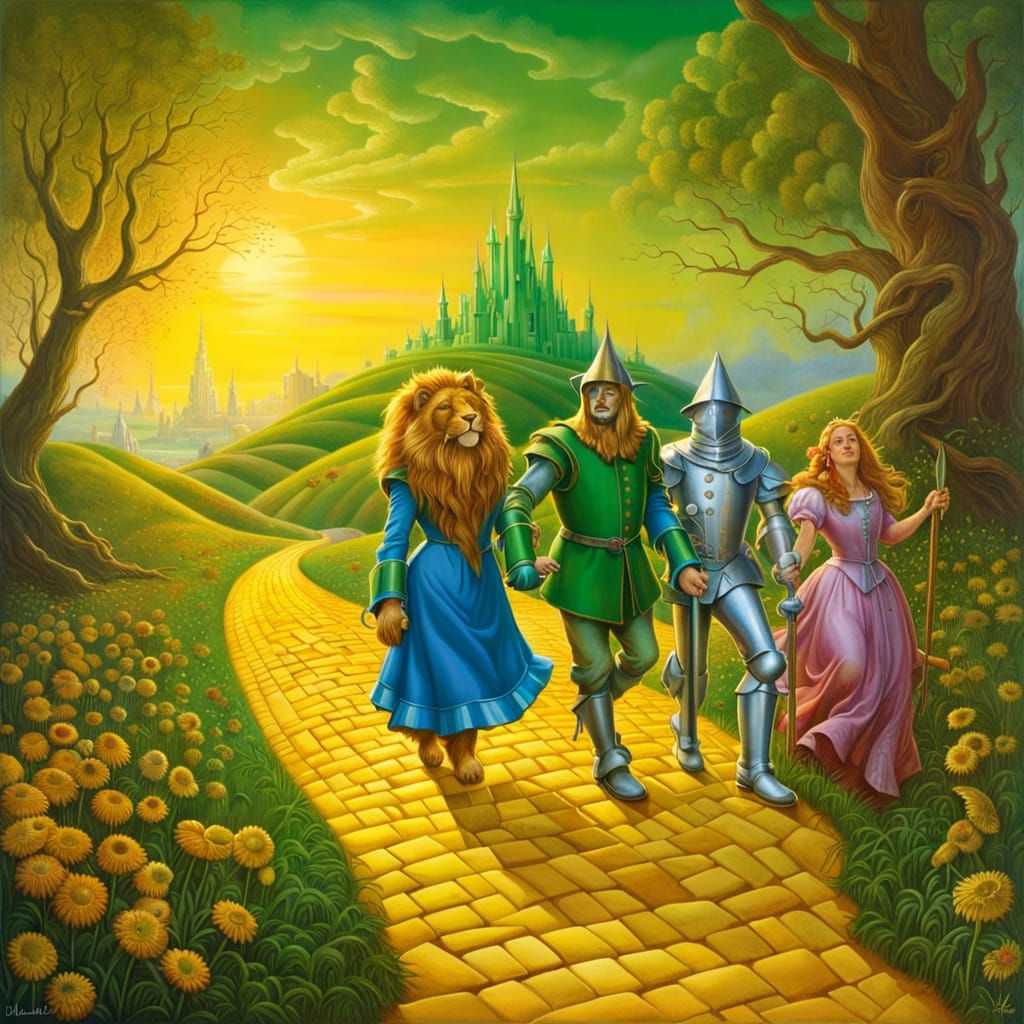 Oz Crew on the Yellow Brick Road