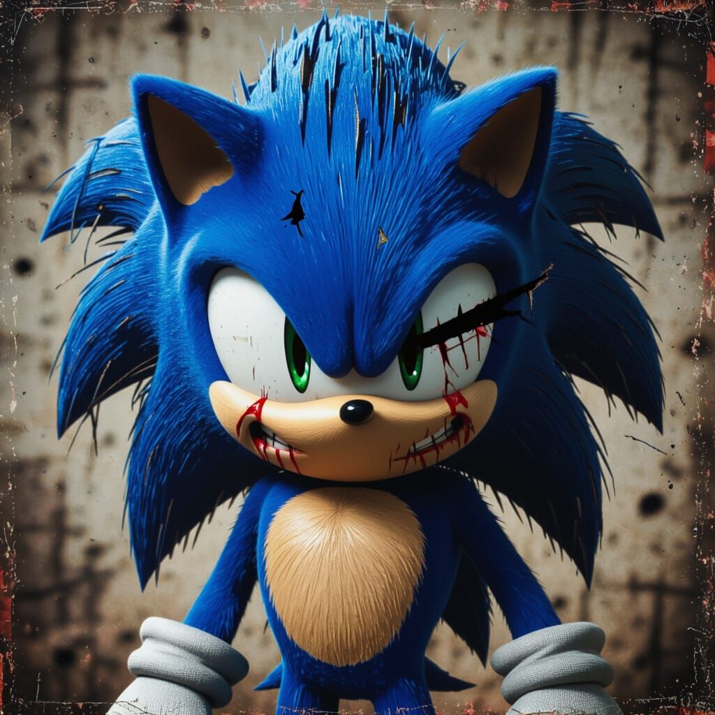 Distorted Sonic: Analogue Horror in Junji Ito Style