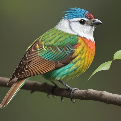 Nut Bird in Mystical Forest Concept Art