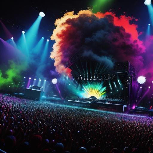 Rock Band on Stage at Rock am Ring Festival