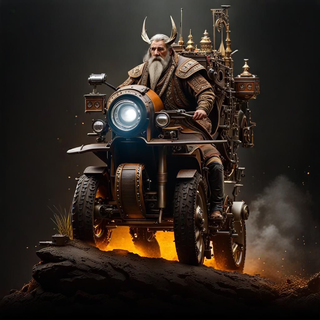 Intricate 8k Fantasy Art in Vibrant Triadic Colors