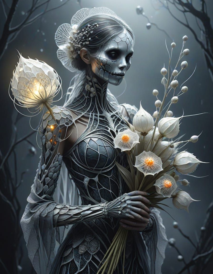 белый призрак