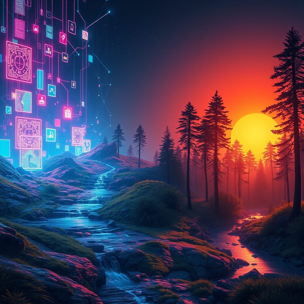 Digital and real world mix...