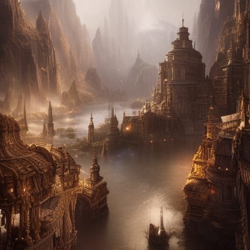 Epic Cinematic Yarn in Digital Matte Painting