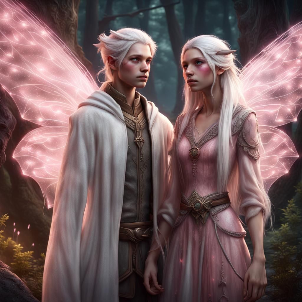 Estranged Elf and Fairy Siblings in Fantasy Art