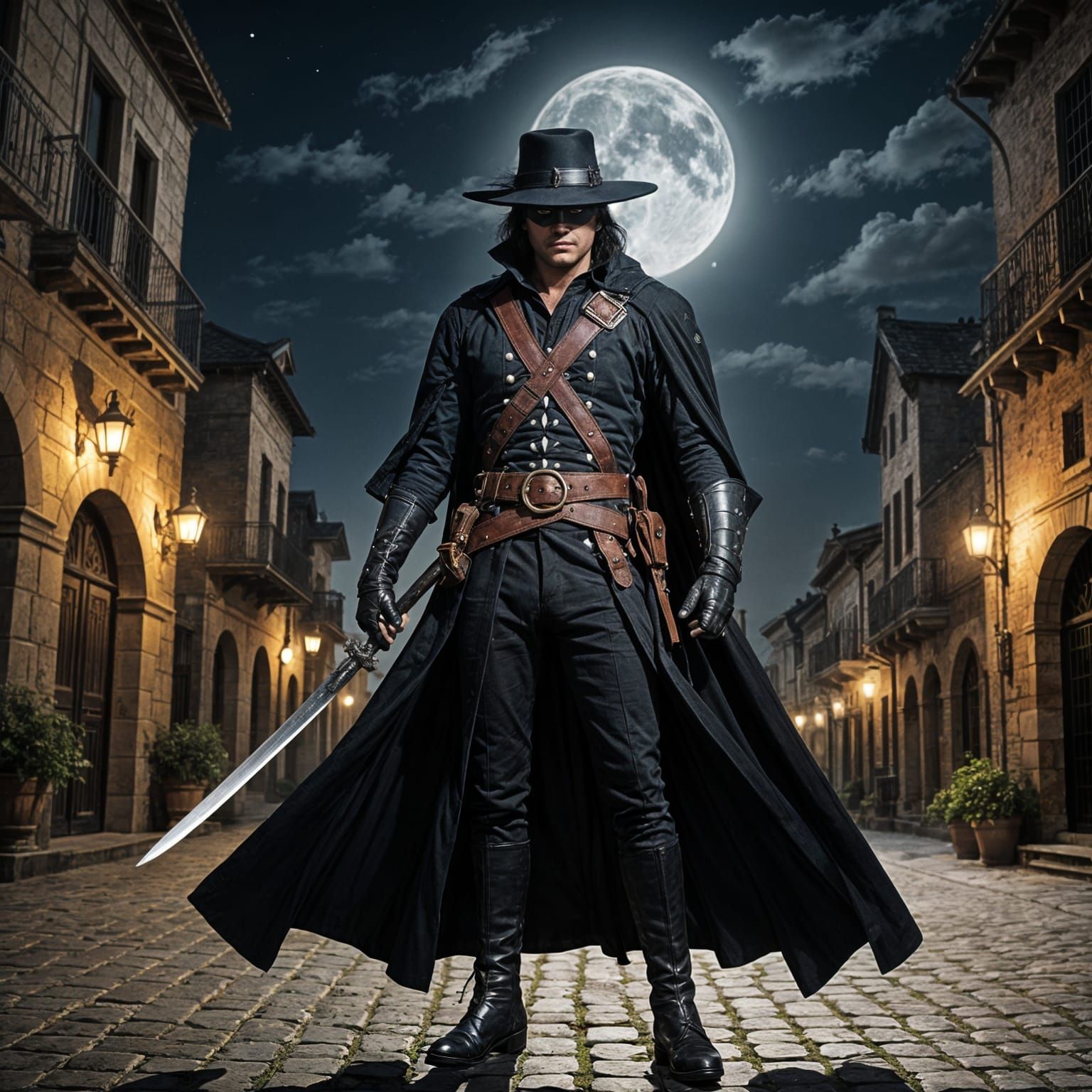 Heroic Masked Swordsman of the Night