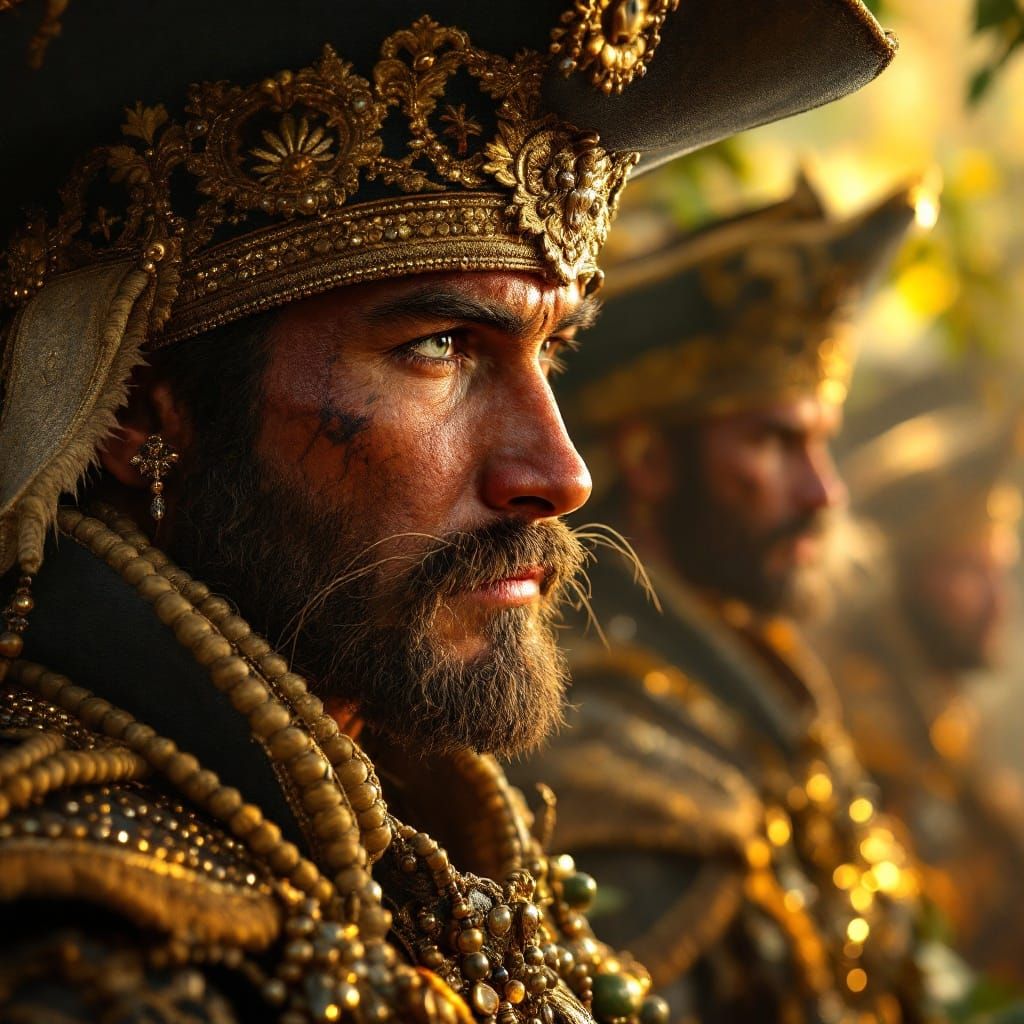 Conquistadors Discover El Dorado in South America