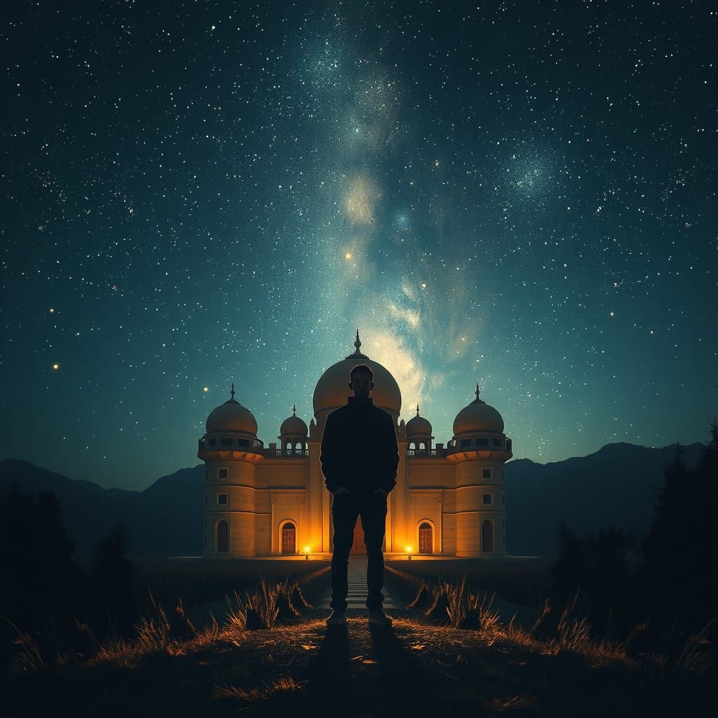 Ephemeral Moment Captured in Cyberpunk Style