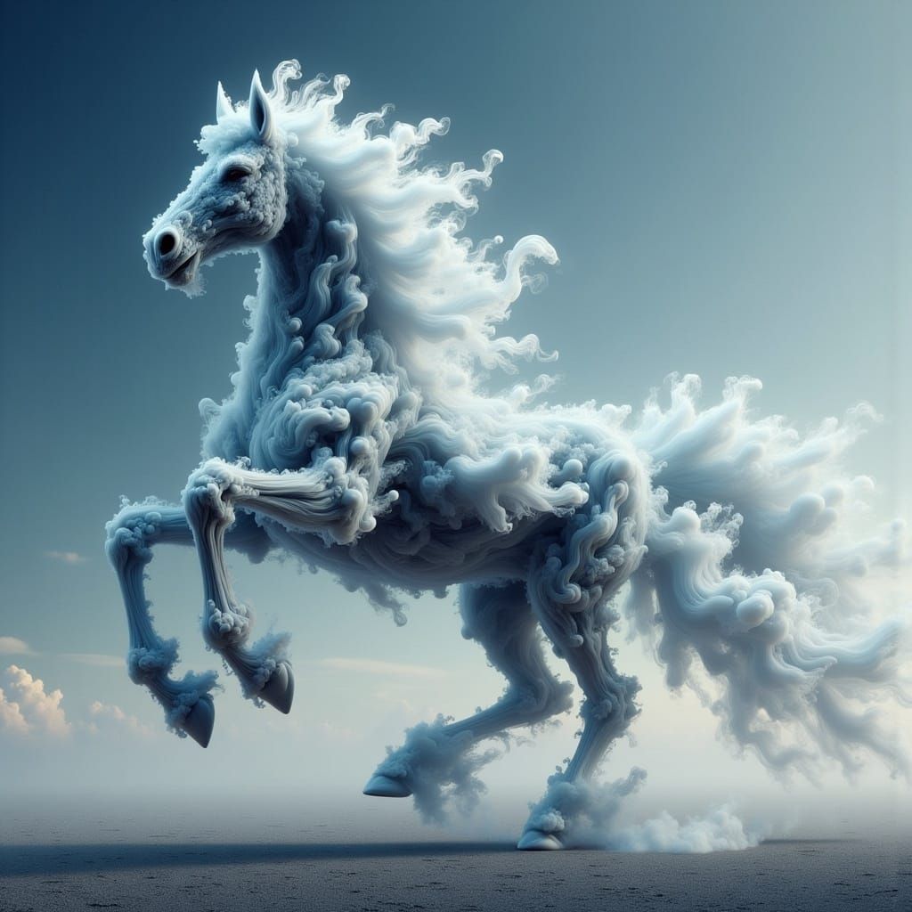 Ethereal Air Elemental Horse