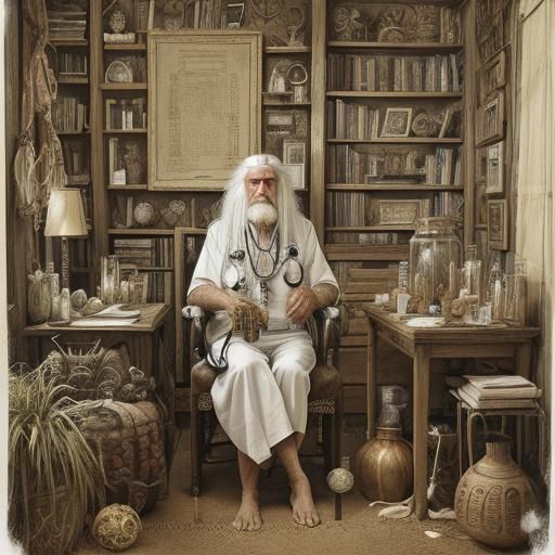 Doctor Spook's Tiki Hut Office: Digital Rendering