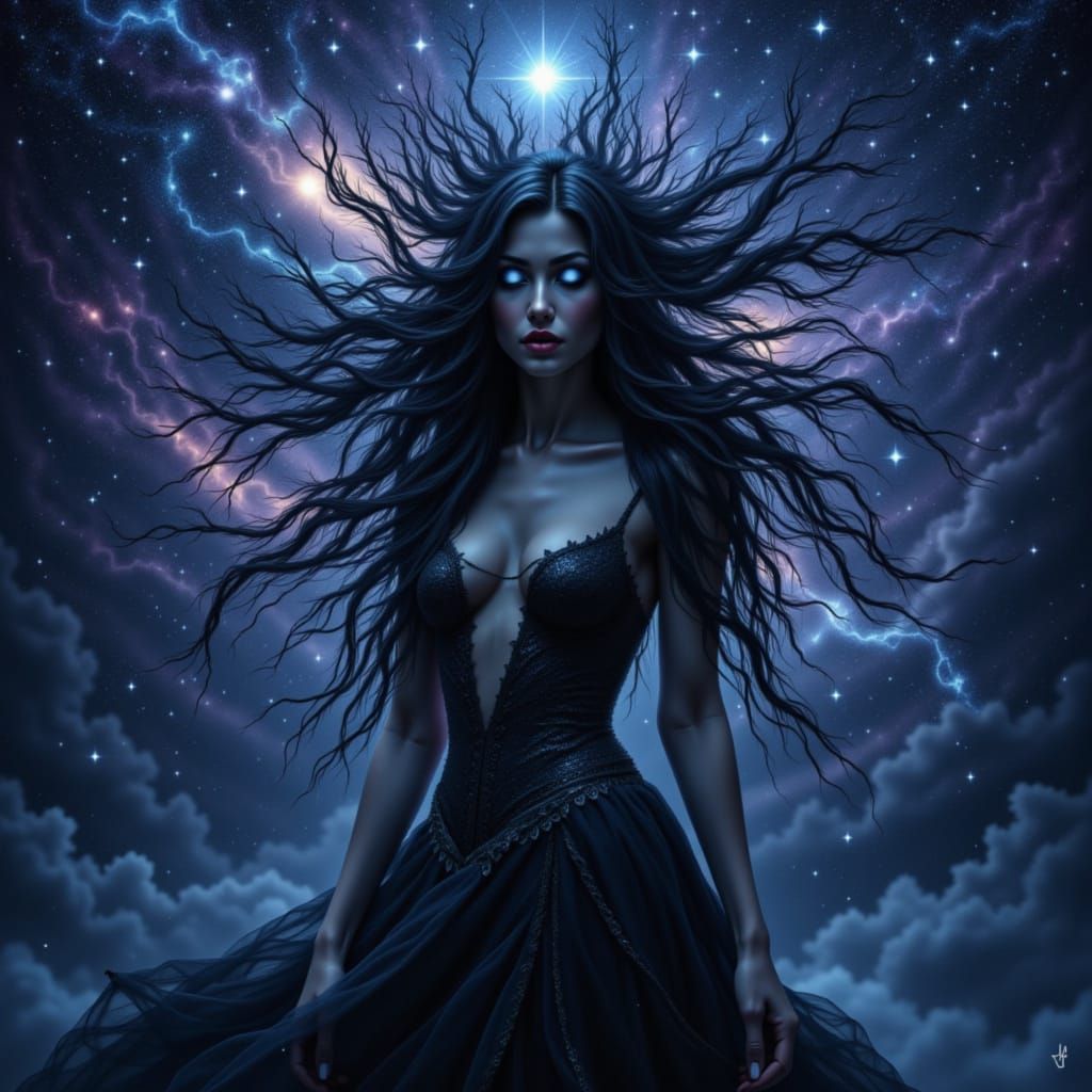 Goddess of Night: Shadow and Stars