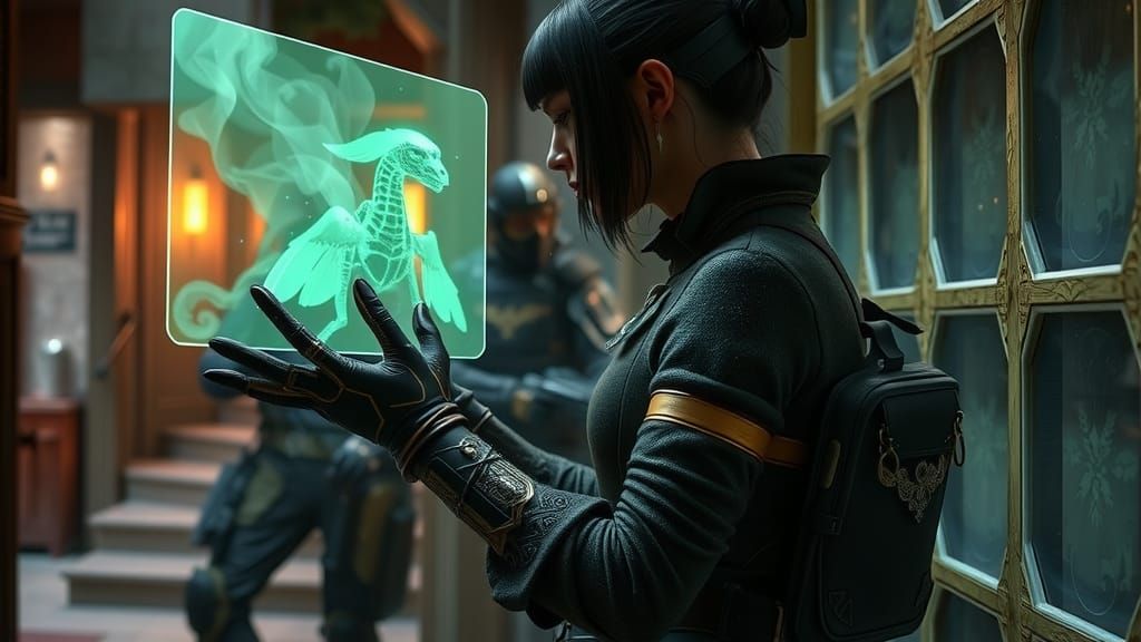 Maiden Directs Cerberus Forces via Hologram