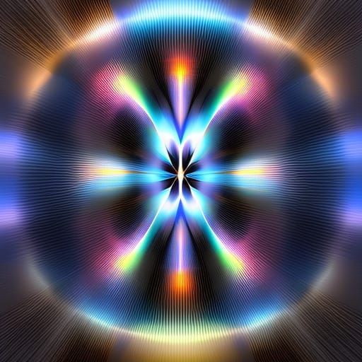 Photorealistic Woman with Volumetric Lighting and Rich Color...