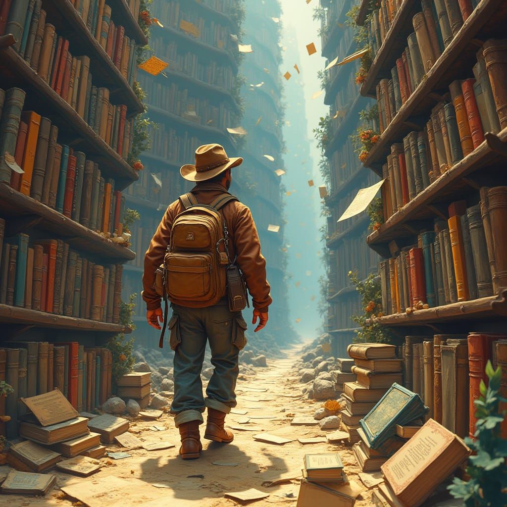 Explorer Navigates a World of Books and Letters