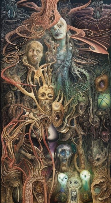 Medieval Torture Scene in International Gothic Style