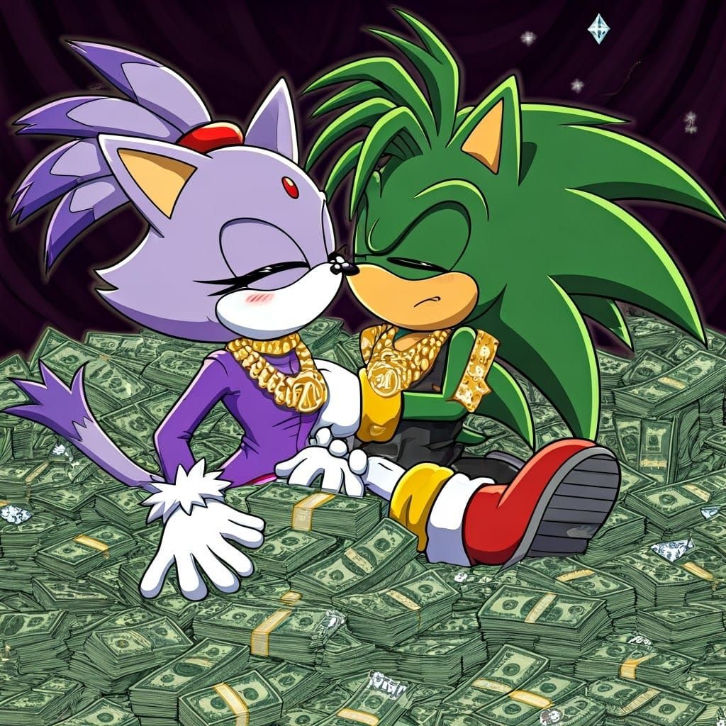 Blaze and Manic in Golden Opulence