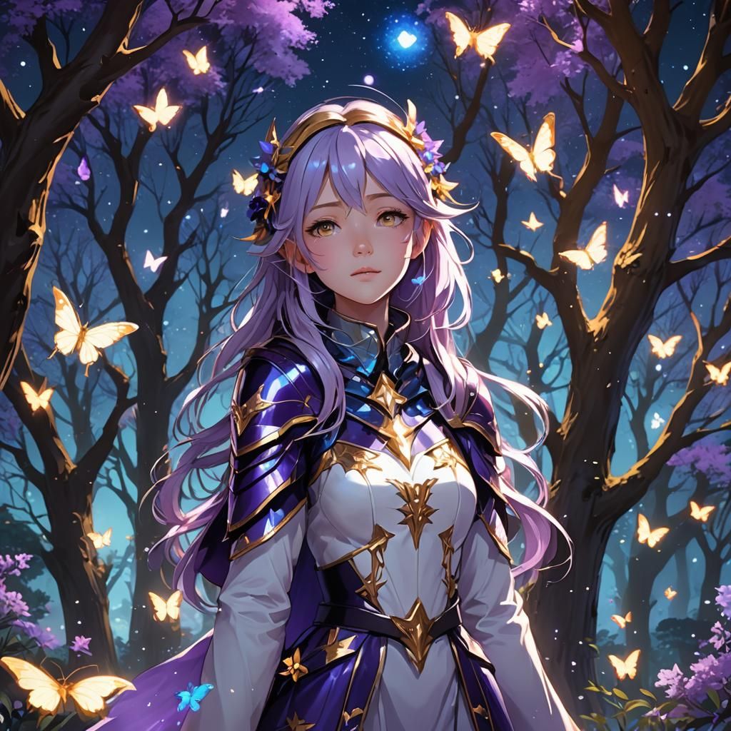 Nova in Stellar Grove: 3D Anime Art